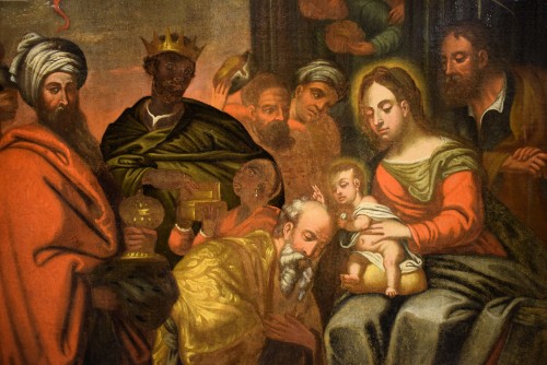 Antiquités - The Adoration of the Magi -Flanders 1st half of the 17th century